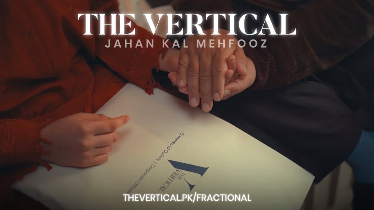 The Vertical campaign film: a family sharing a moment over a property document.